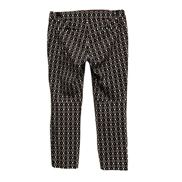 J CREW Pants Womens 6 Stretch Printed Cropped Straight Leg Chino Ladies - Picture 2 of 9